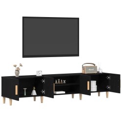 Meuble TV Chêne noir 180 x 31,5 x 40 cm Bois d'ingénierie 632526632526