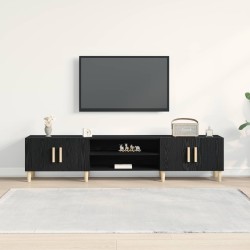 Meuble TV Chêne noir 180 x 31,5 x 40 cm Bois d'ingénierie 632526632526