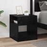 Table d'appoint Chêne noir 40,5 x 40 x 45 cm Bois d'ingénierie 632527632527