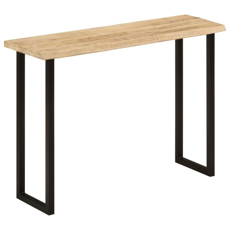 Table console à live edge 105x33x76 cm bois de manguier massif 632531632531