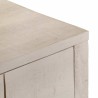 Table console blanc 110x35x75 cm bois de manguier solide 632533632533