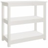 Table console Blanc 80x40x74 cm Bois massif de pin 632534632534