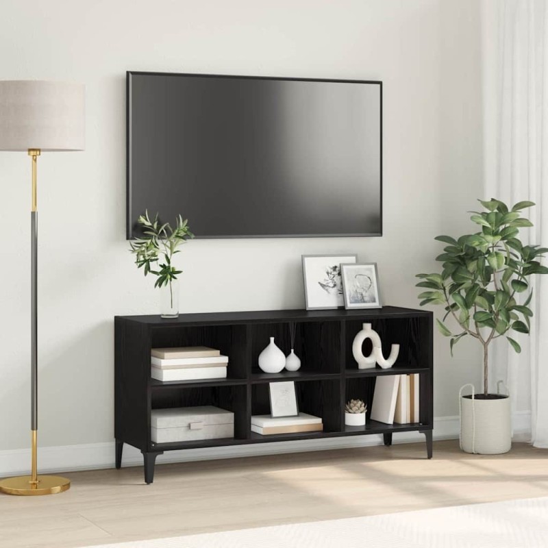 Ensemble meuble TV Noir 103,5 x 30 x 50 cm Bois d’ingénierie 632535632535