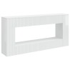 Table console Blanc Brillant 155 x 29 x 74 cm Bois d’ingénierie 632536632536