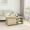 Table basse chêne sonoma 102x50x45 cm bois d'ingénierie 632540632540