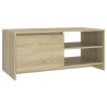 Table basse chêne sonoma 102x50x45 cm bois d'ingénierie 632540632540
