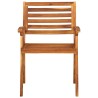 Chaises de jardin lot de 6 Bois d'acacia solide 632541632541