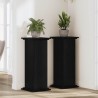 Support de Plante Chêne noir 33 x 33 x 80 cm Bois d'ingénierie 632544632544