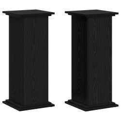 Support de Plante Chêne noir 33 x 33 x 80 cm Bois d'ingénierie 632544632544