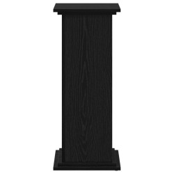 Support de Plante Chêne noir 33 x 33 x 80 cm Bois d'ingénierie 632544632544