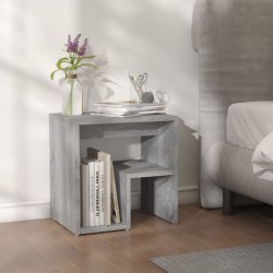 Table de chevet Sonoma gris 40x30x40 cm Bois d'ingénierie 632545632545