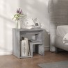 Table de chevet Sonoma gris 40x30x40 cm Bois d'ingénierie 632545632545