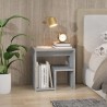 Table de chevet Sonoma gris 40x30x40 cm Bois d'ingénierie 632545632545