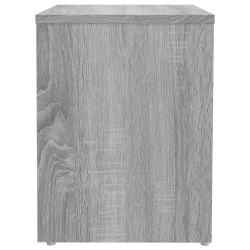 Table de chevet Sonoma gris 40x30x40 cm Bois d'ingénierie 632545632545