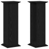 Support de Plante Chêne noir 33 x 33 x 100 cm Bois d'ingénierie 632547632547
