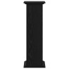 Support de Plante Chêne noir 33 x 33 x 100 cm Bois d'ingénierie 632547632547
