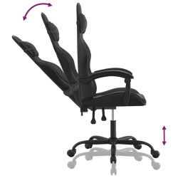 Chaise de jeu Noir Similicuir 632551632551