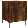 Tables de chevet 2 pcs chêne fumé 40x40x50 cm bois d'ingénierie 632552632552