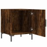 Tables de chevet 2 pcs chêne fumé 40x40x50 cm bois d'ingénierie 632552632552