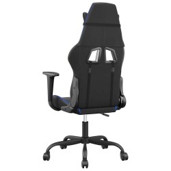 Chaise de jeu Noir et bleu Similicuir 632554632554