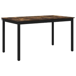 Table de salle à manger / Table de repas 140 x 80 x 75 cm MÉTAL 632555632555