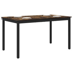 Table de salle à manger / Table de repas 140 x 80 x 75 cm MÉTAL 632555632555