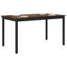 Table de salle à manger / Table de repas 140 x 80 x 75 cm MÉTAL 632555632555