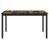 Table de salle à manger / Table de repas 140 x 80 x 75 cm MÉTAL 632555632555