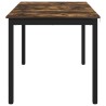 Table de salle à manger / Table de repas 140 x 80 x 75 cm MÉTAL 632555632555