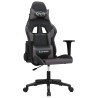 Chaise de jeu Noir et gris Similicuir 632557632557