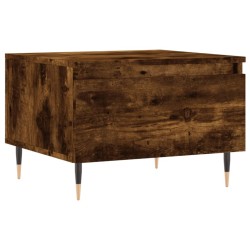 Tables basses 2 pcs chêne fumé 50x46x35 cm bois d'ingénierie 632558632558