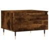 Tables basses 2 pcs chêne fumé 50x46x35 cm bois d'ingénierie 632558632558