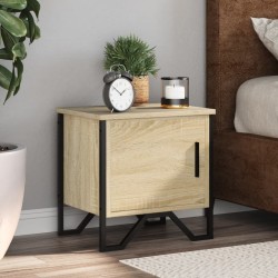 Tables de chevet 2 pcs Chêne sonoma 40 x 30 x 40 cm Aggloméré 632559632559