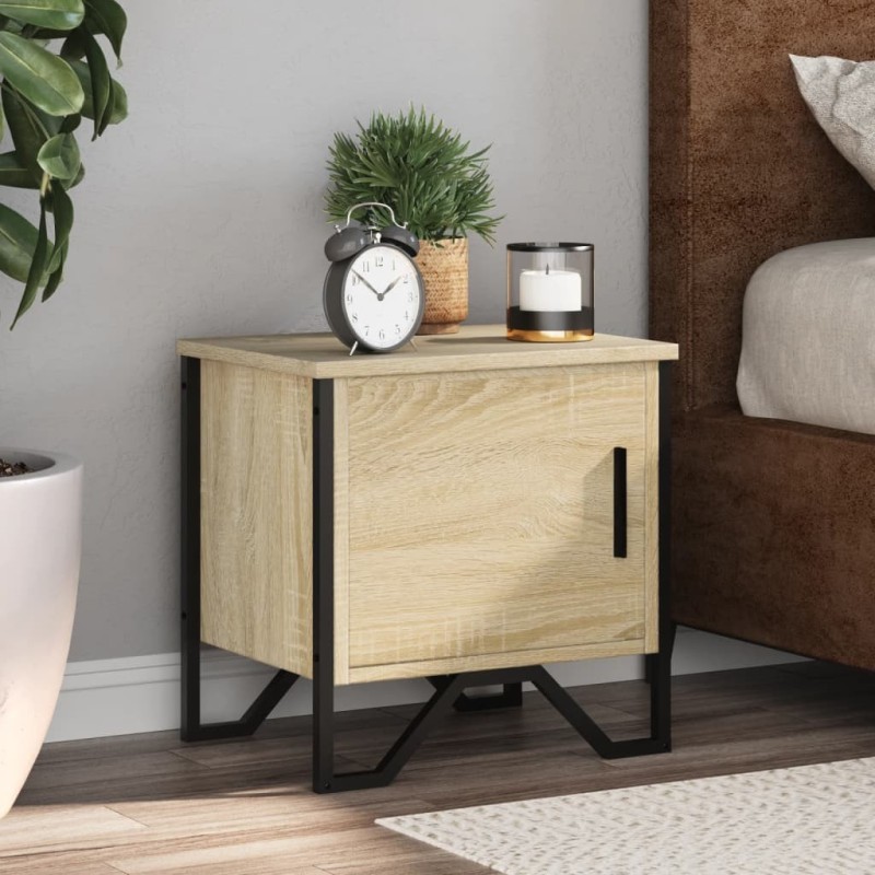 Tables de chevet 2 pcs Chêne sonoma 40 x 30 x 40 cm Aggloméré 632559632559