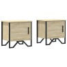 Tables de chevet 2 pcs Chêne sonoma 40 x 30 x 40 cm Aggloméré 632559632559