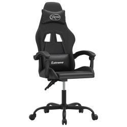 Chaise de jeu pivotante Noir Similicuir 632563632563