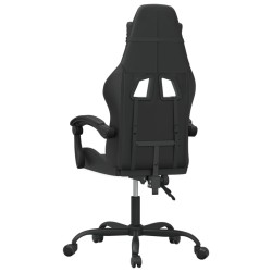 Chaise de jeu pivotante Noir Similicuir 632563632563