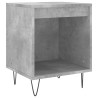 Tables de chevet 2 pcs gris béton 40x35x50 cm bois d’ingénierie 632565632565