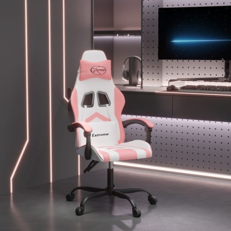 Chaise de jeu Blanc et rose Similicuir 632568632568