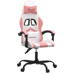 Chaise de jeu Blanc et rose Similicuir 632568632568