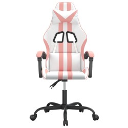 Chaise de jeu Blanc et rose Similicuir 632569632569