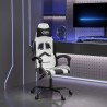 Chaise de jeu Blanc et noir Similicuir 632571632571