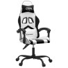 Chaise de jeu Blanc et noir Similicuir 632571632571
