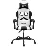 Chaise de jeu Blanc et noir Similicuir 632571632571