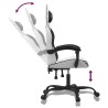 Chaise de jeu Blanc et noir Similicuir 632571632571