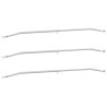 Support de bâche pour remorques 3 pc Argenté 102-155 cm 632572632572