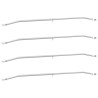 Support de bâche pour remorques 4 pc Argenté 102-155 cm 632573632573