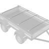 Support de bâche pour remorques 4 pc Argenté 102-155 cm 632573632573