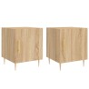 Tables de chevet 2 pcs chêne sonoma 40x40x50 cm bois ingénierie 632577632577