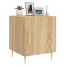 Tables de chevet 2 pcs chêne sonoma 40x40x50 cm bois ingénierie 632577632577